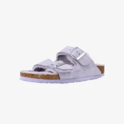 Birkenstock "Arizona Shearling" W - Purple Fog