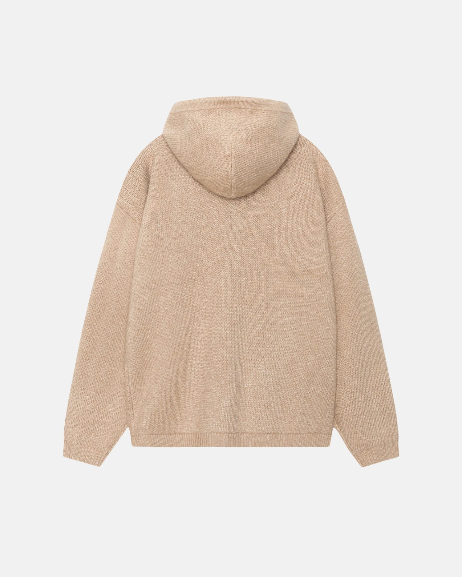 Stussy "Zip Up Hooded Sweater" M - Camel 2 Stussy "Zip Up Hooded Sweater" M - Camel - Image 2