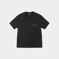Stussy "Surf Club Pigment Dyed Tee" M - Black