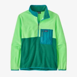 Manorphx Shop 12 Patagonia "Microdini 1/2 Zip Pullover" Fleece M - Gather Green