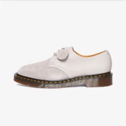 Dr. Martens "1461 Made In England Reverse Grain Suede Oxford " M - Pewter Grey