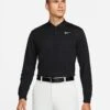Nike Golf "Dri-FIT Victory Long-Sleeve Polo" M - Black