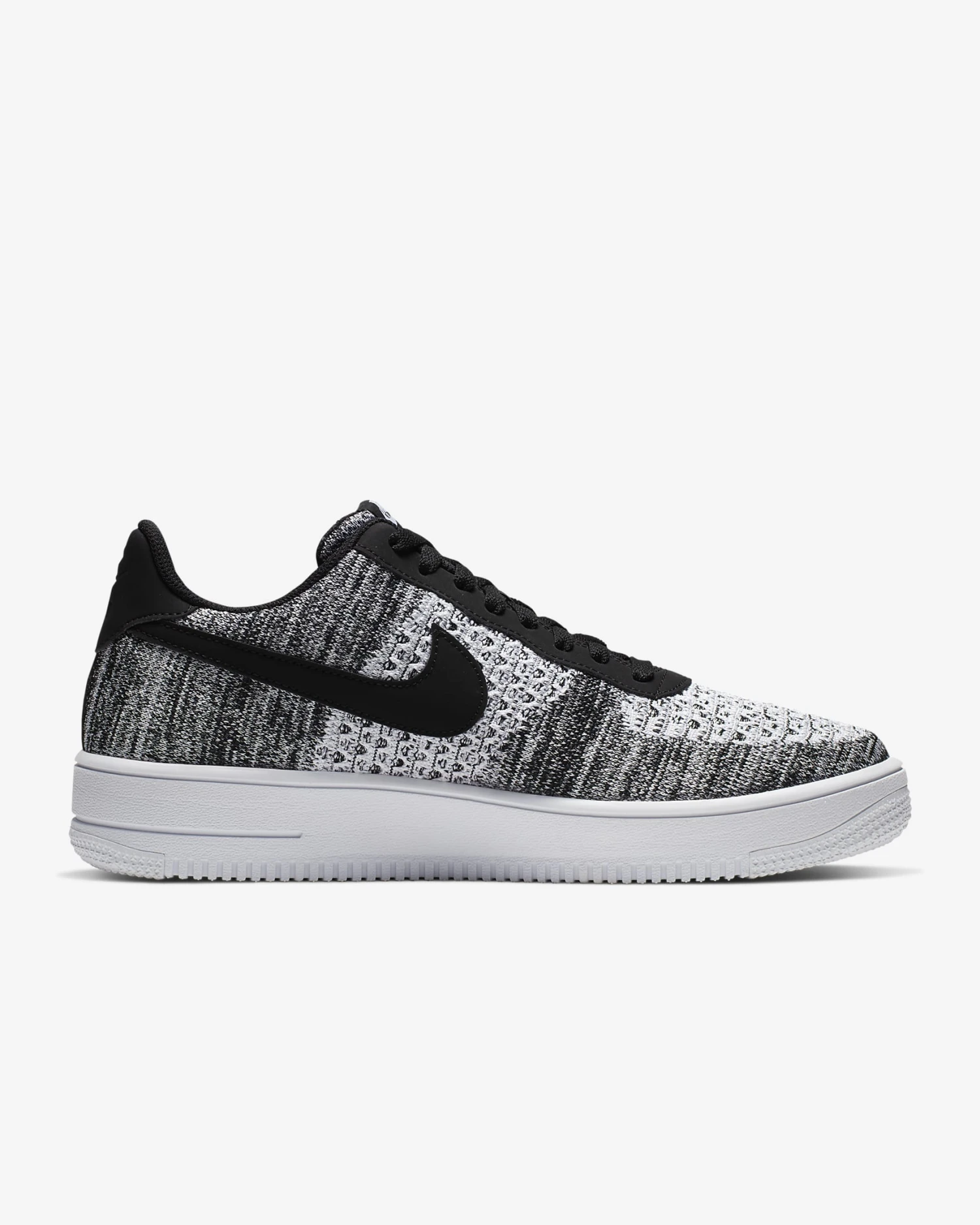 Nike "Air Force 1 Flyknit 2.0" M - Black / Pure Platinum 2 Nike "Air Force 1 Flyknit 2.0" M - Black / Pure Platinum - Image 2