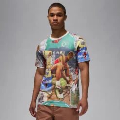 Jordan " Flight Essentials MJ Iconic Moments Tee" M - White / All Over Print 7 Jordan " Flight Essentials MJ Iconic Moments Tee" M - White / All Over Print -Manorphx Shop AURORA FZ1923 100 PHSFM001 2000