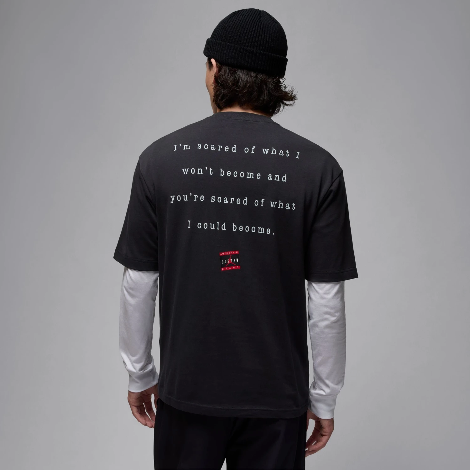 Air Jordan "Crewneck '85 Tee" M - Black / Grey 3 Air Jordan "Crewneck '85 Tee" M - Black / Grey - Image 3