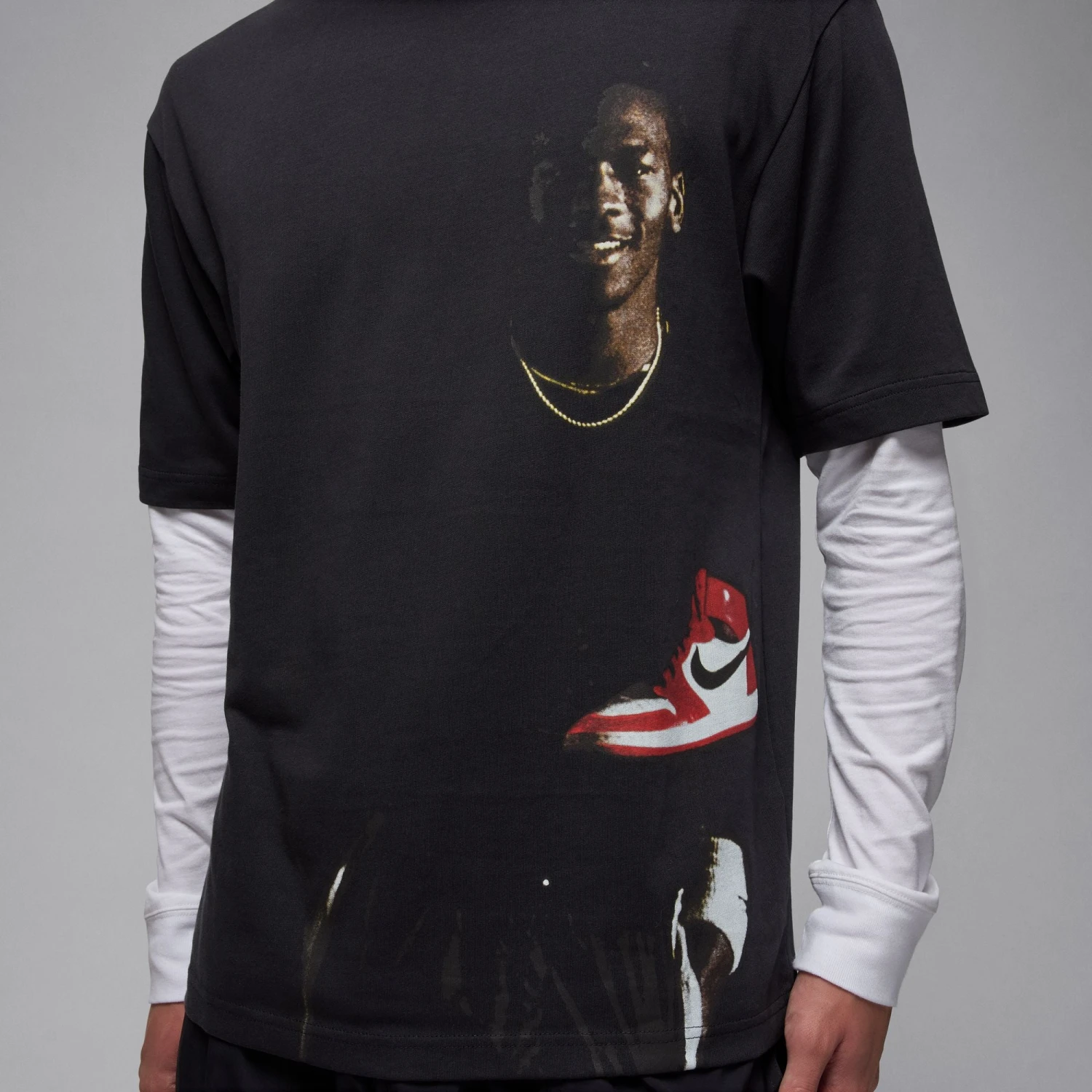 Air Jordan "Crewneck '85 Tee" M - Black / Grey 2 Air Jordan "Crewneck '85 Tee" M - Black / Grey - Image 2
