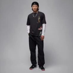 Air Jordan "Crewneck '85 Tee" M - Black / Grey 7 Air Jordan "Crewneck '85 Tee" M - Black / Grey -Manorphx Shop AURORA HQ2666 045 PHSYM004 2000