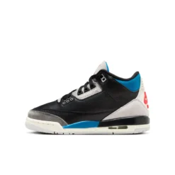 Air Jordan "3 Retro" GS - Black / Chile Red (Rare Air)