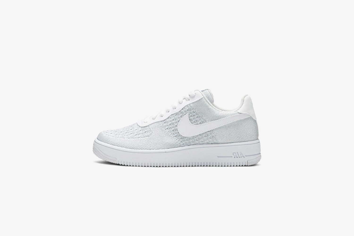 Nike "Air Force 1 Flyknit 2.0" M - White / Pure Platinum 1 Nike "Air Force 1 Flyknit 2.0" M - White / Pure Platinum