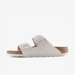 Birkenstock "Arizona BS" M - Modern Suede Antique White (Regular Fit)