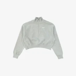 Nike "Phoenix 1/4 Zip Fleece" W - Dark Grey Heather