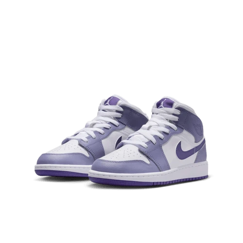 Air Jordan "1 Mid" GS - Dusty Amethyst / Court Purple 4 Air Jordan "1 Mid" GS - Dusty Amethyst / Court Purple - Image 4