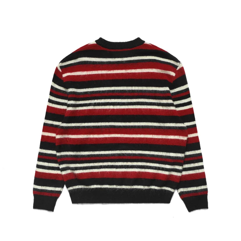 Metalwood Studio "Striped Mohair Knit Sweater" M - Red Stripe 2 Metalwood Studio "Striped Mohair Knit Sweater" M - Red Stripe - Image 2