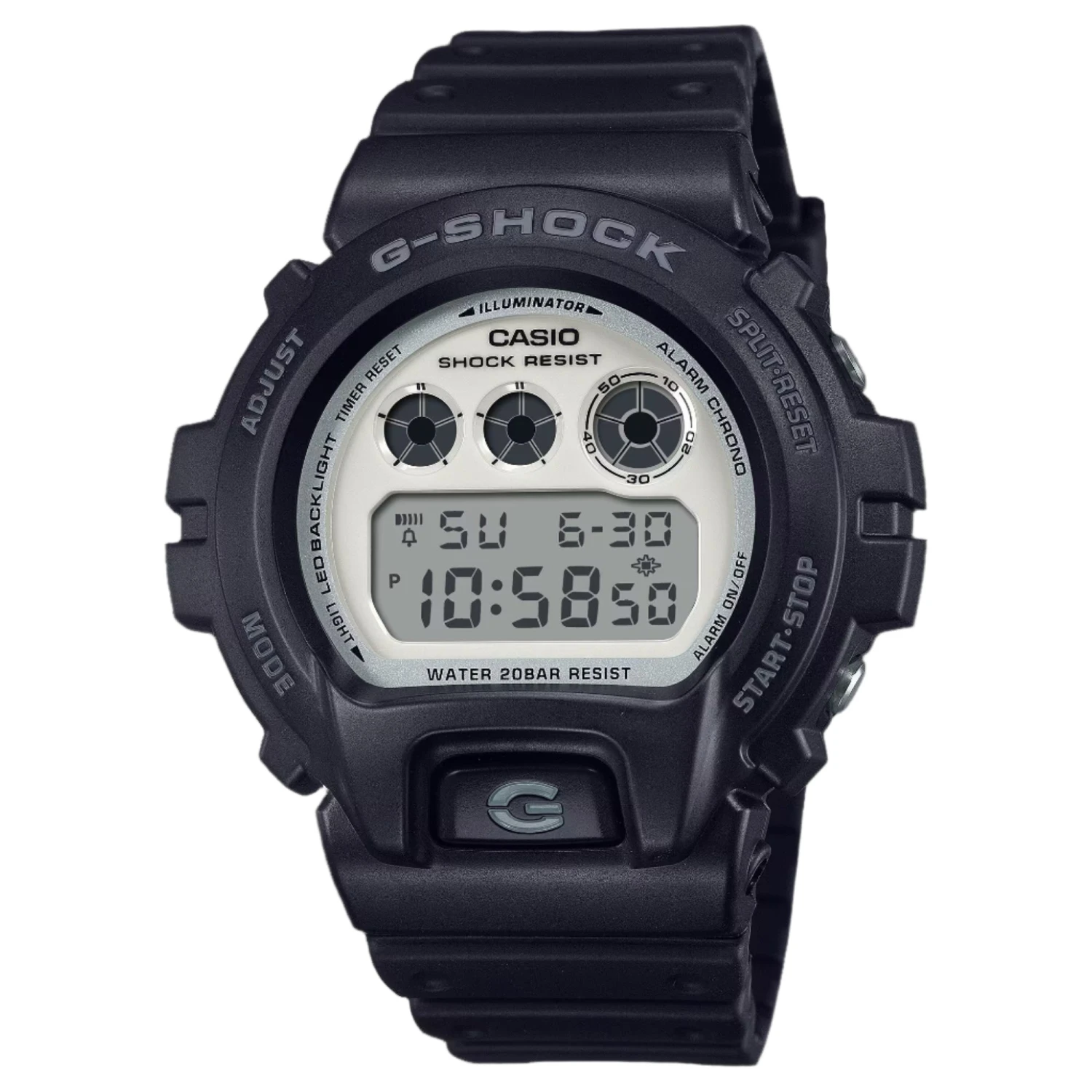 Casio "G-Shock DW6900WD-1" - Black / White 2 Casio "G-Shock DW6900WD-1" - Black / White - Image 2