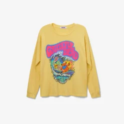 DayDreamer "Grateful Dead Surf Bears " L/S T-Shirt W - Yellow Bloom