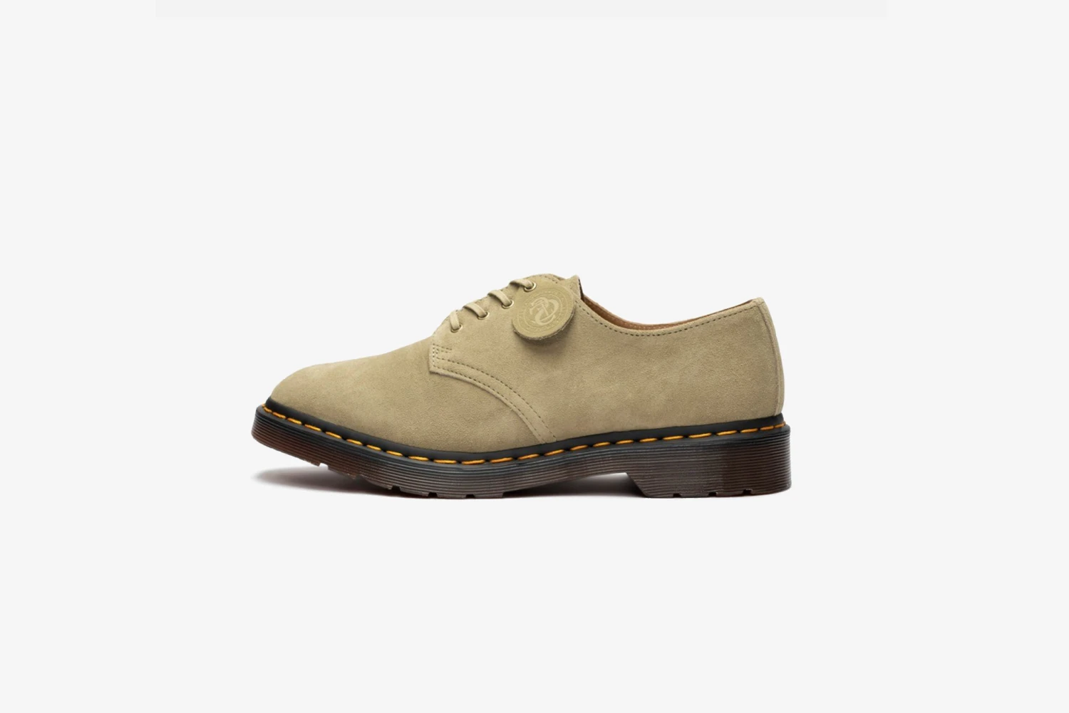 Dr. Martens "Smiths Suede Dress Shoe" M - Pale Olive 1 Dr. Martens "Smiths Suede Dress Shoe" M - Pale Olive