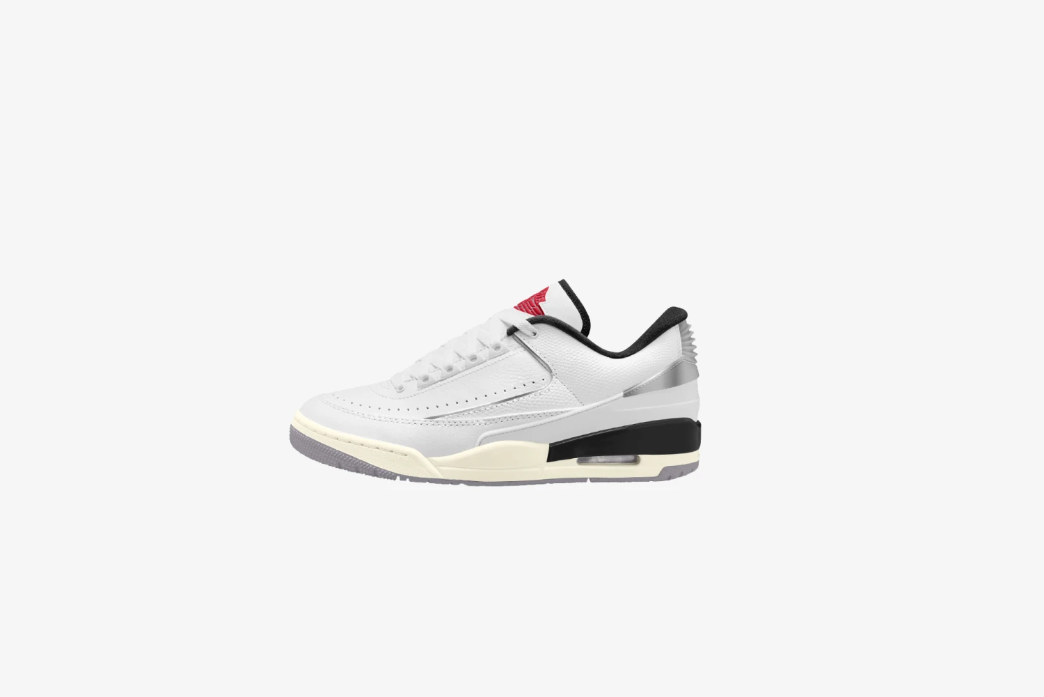 Air Jordan "2/3" M - White / Fire Red / Cement Grey 1 Air Jordan "2/3" M - White / Fire Red / Cement Grey