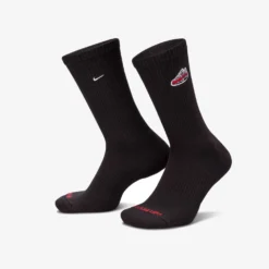 Nike 'Everyday Plus Cushioned Crew Sock' M - Black