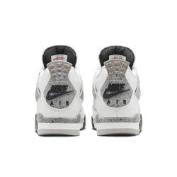 Air Jordan "4 Retro" M - Summit White / Fire Red 4 Air Jordan "4 Retro" M - Summit White / Fire Red - Image 4