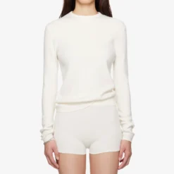 Fear Of God Essentials "Soft Rib Long Sleeve" W - Cloud White