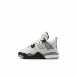 Air Jordan "4 Retro" TD - Summit White / Fire Red / Black