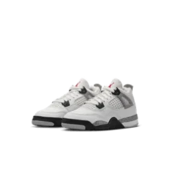 Air Jordan "4 Retro" PS - Summit White / Fire Red / Black -Manorphx Shop IB4388 100.2