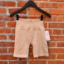 Spiritual Gangster "Seamless Biker Short" W - Heather Biscotti