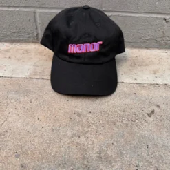 Manor "Sunblock" Dad Hat - Black / Purple