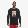 Jordan "Jumpman Chimney Longsleeve Tee - M Black / White