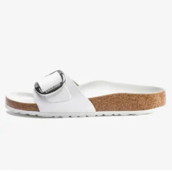 Birkenstock "Madrid Big Buckle (Narrow Fit)" W - White