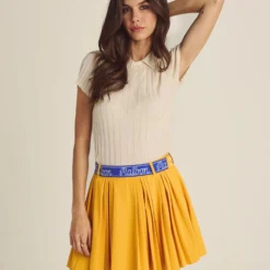 Malbon "Elea Rib Knit Polo" W - Ivory 5 Malbon "Elea Rib Knit Polo" W - Ivory -Manorphx Shop MalbonPreserve11.21.240126 scaled