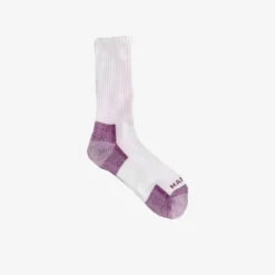 Manor "Performance Crew Sock" - White / Purple Punch