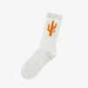 Manor "Hang Time Sock" - White / Tangerine