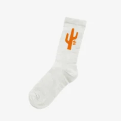 Manor "Hang Time Sock" - White / Tangerine