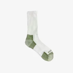 Manor "Performance Crew Sock" - White / Action Green