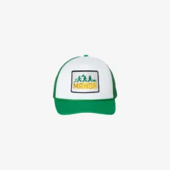 Manor "Greens Keeper Trucker" Hat - Kelly / White