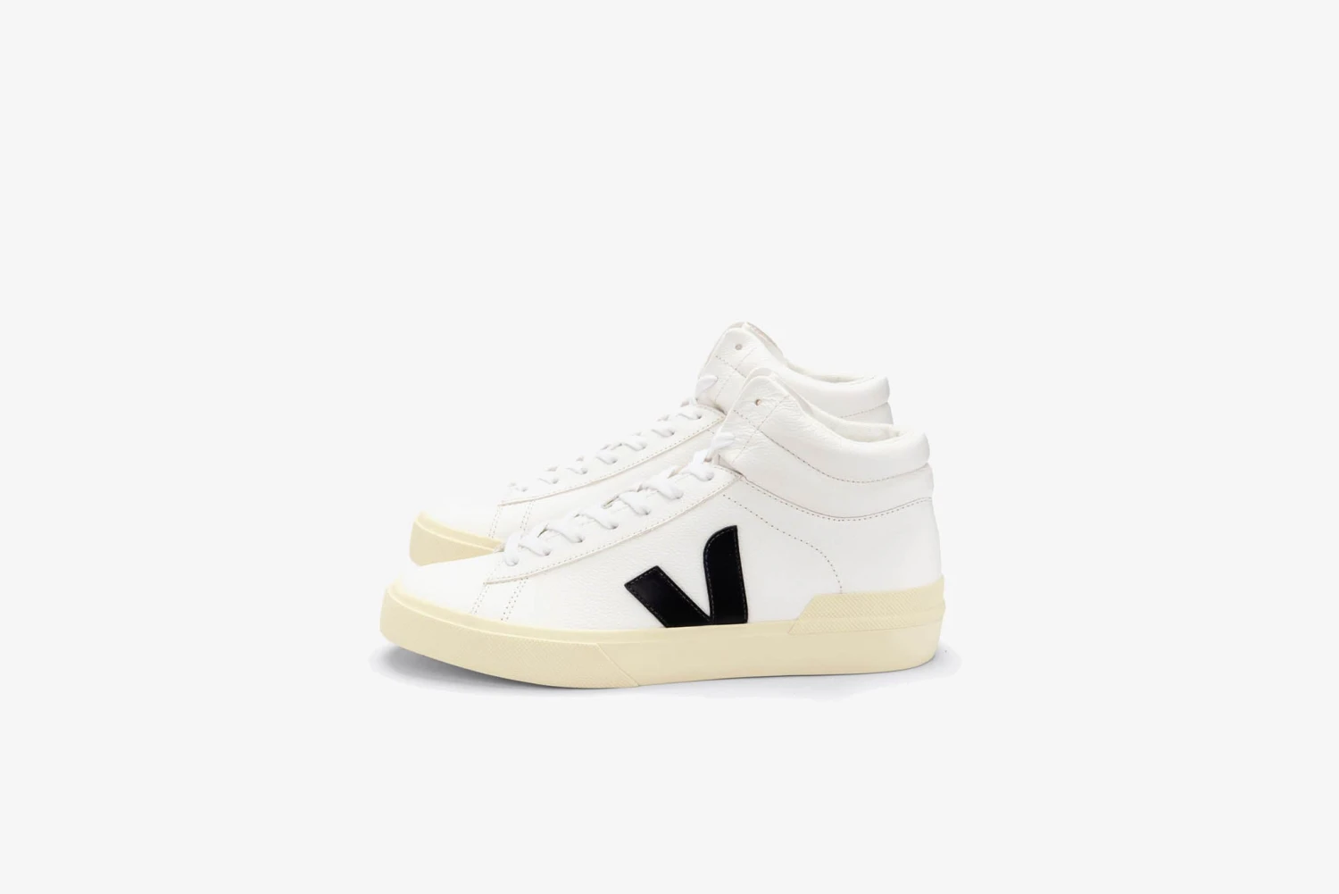 Veja "Minotaur Chromefree Leather" W - White/Black/Butter 1 Veja "Minotaur Chromefree Leather" W - White/Black/Butter