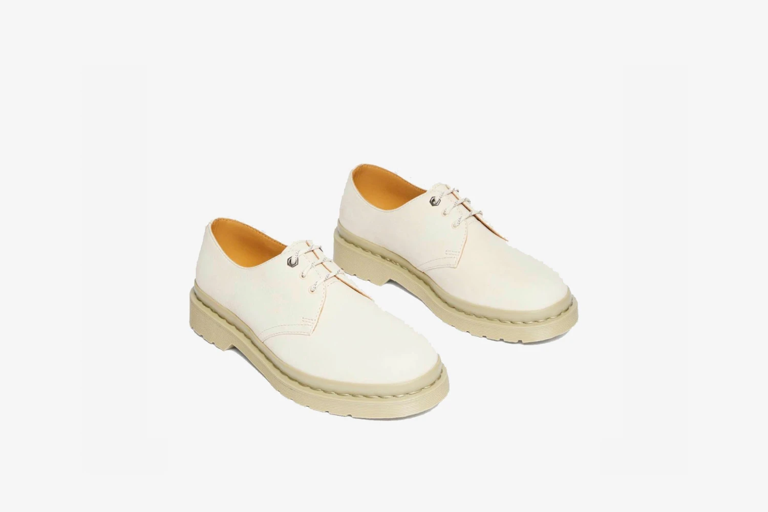 Dr. Martens "1461 Mono Milled Nubuck Leather Oxford" M - Parchment Beige/Milled Nubuck 2 Dr. Martens "1461 Mono Milled Nubuck Leather Oxford" M - Parchment Beige/Milled Nubuck - Image 2