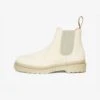 Dr. Martens "2976 Mono Milled Nubuck Leather Chelsea Boot" M - Parchment Beige / Milled Nubuck