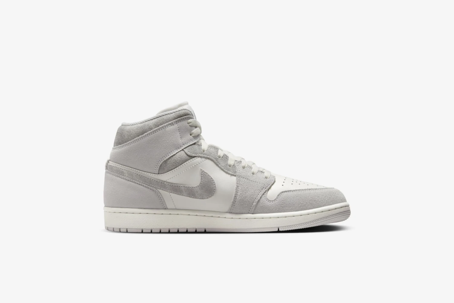 Air Jordan "1 Mid SE" M - Neutral Grey / Smoke Grey / Sail 2 Air Jordan "1 Mid SE" M - Neutral Grey / Smoke Grey / Sail - Image 2