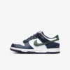 Nike "Dunk Low" GS - Obsidian / Vintage Green / White