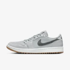 Air Jordan "Retro 1 Low Golf" M - Wolf Grey / Iron Grey / White / Gum Medium Brown