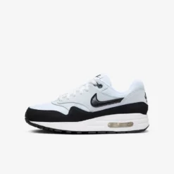 Nike "Air Max 1" GS - White / Black / Pure Platinum