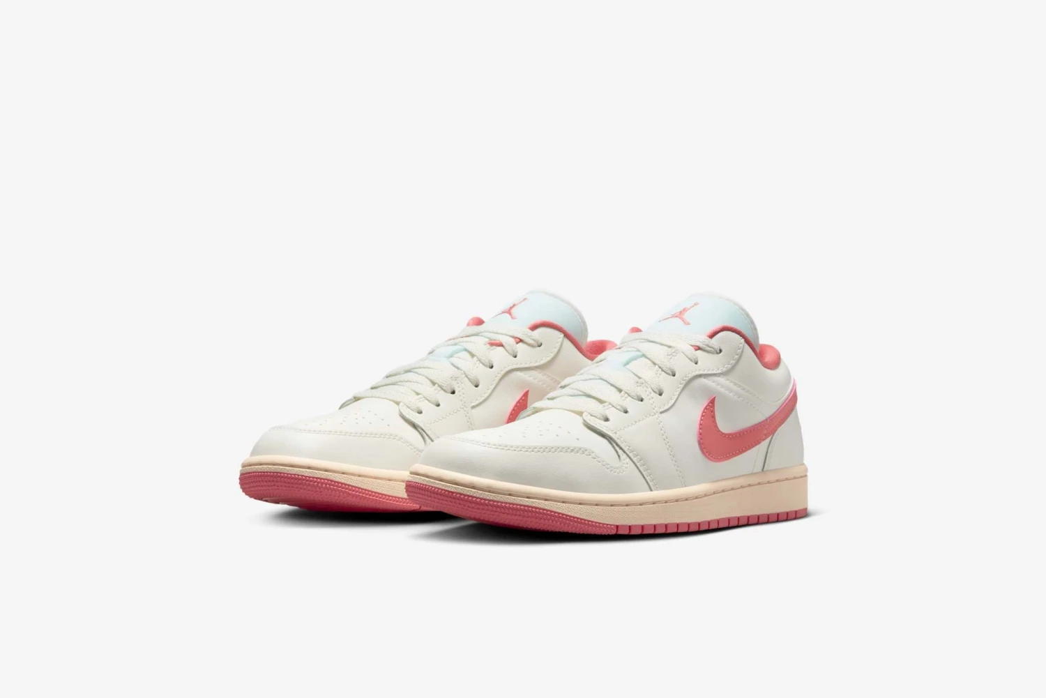 Air Jordan "1 Low" W - Sail / Pink Salt / Guava Ice 2 Air Jordan "1 Low" W - Sail / Pink Salt / Guava Ice - Image 2