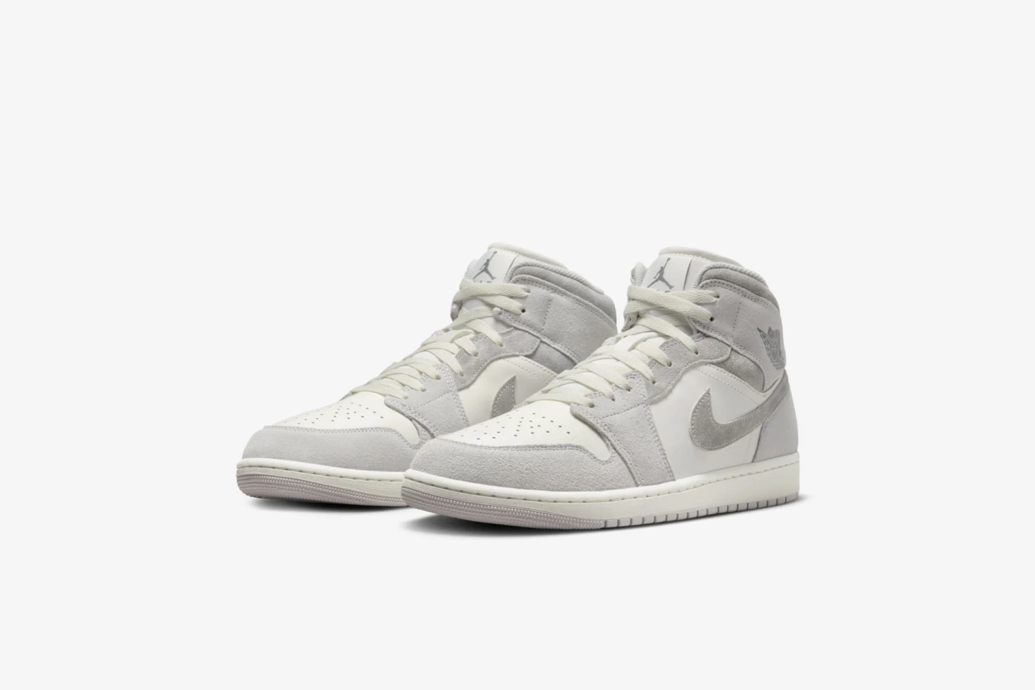 Air Jordan "1 Mid SE" M - Neutral Grey / Smoke Grey / Sail 3 Air Jordan "1 Mid SE" M - Neutral Grey / Smoke Grey / Sail - Image 3