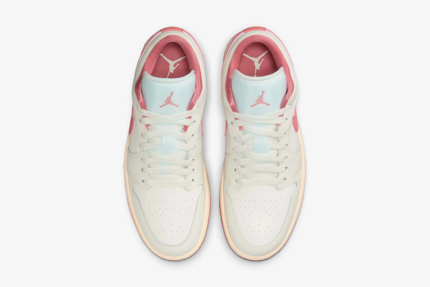 Air Jordan "1 Low" W - Sail / Pink Salt / Guava Ice 4 Air Jordan "1 Low" W - Sail / Pink Salt / Guava Ice - Image 4