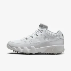 Air Jordan "Retro 9 Low G QS" M - White / Metallic Silver (Tour Championship)