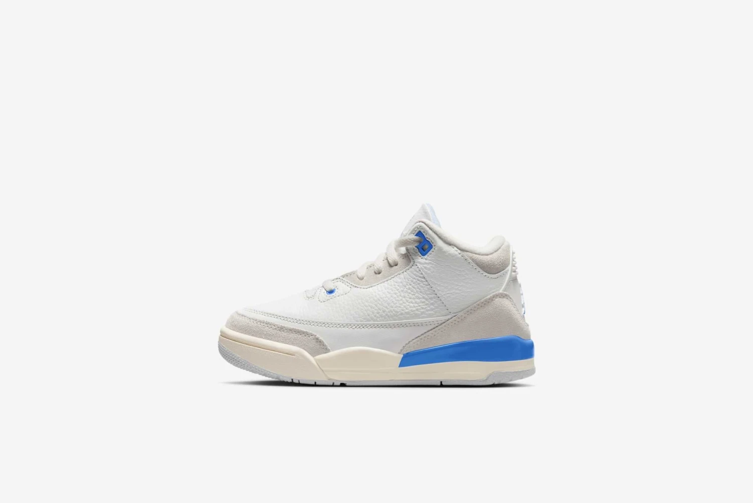 Air Jordan "3 Retro" PS - Summit White / Hydrogen Blue 1 Air Jordan "3 Retro" PS - Summit White / Hydrogen Blue