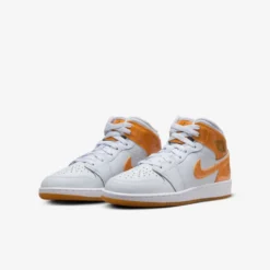 Air Jordan "1 Mid SE" GS - Football Grey / Orange Peel 7 Air Jordan "1 Mid SE" GS - Football Grey / Orange Peel -Manorphx Shop Nike 4 81b1bd52 4110 4f59 b603 073b583b8bd9