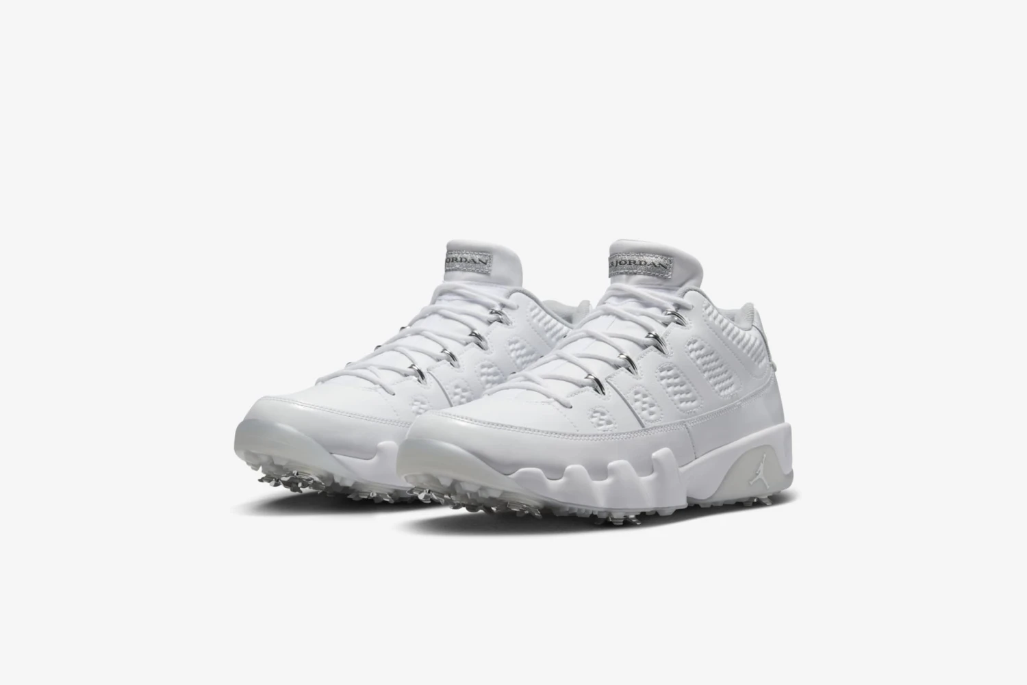 Air Jordan "Retro 9 Low G QS" M - White / Metallic Silver (Tour Championship) 3 Air Jordan "Retro 9 Low G QS" M - White / Metallic Silver (Tour Championship) - Image 3